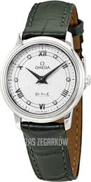 Omega De Ville Prestige Biały/Skóra Ø27.4 mm 424.13.27.60.52.002