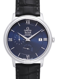 Omega De Ville Prestige Co-Axial Power Reserve 39.5mm Niebieski/Skóra Ø39.5 mm 424.13.40.21.03.001