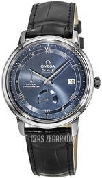 Omega De Ville Prestige Co-Axial Power Reserve 39.5mm Niebieski/Skóra Ø39.5 mm 424.13.40.21.03.002