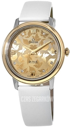 Omega De Ville Prestige Quartz 32.7mm Szampański/Skóra Ø32.7 mm 424.22.33.60.58.001