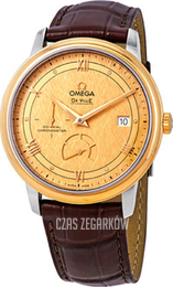 Omega De Ville Prestige Żółte złoto/Skóra Ø39.5 mm 424.23.40.21.08.001