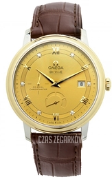 Omega De Ville Prestige Co-Axial Power Reserve 39.5mm Żółte złoto/Skóra Ø39.5 mm 424.23.40.21.58.001