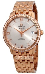 Omega De Ville Prestige Co-Axial 36.8mm Srebrny/18 karatowe różowe złoto Ø36.8 mm 424.55.37.20.52.001