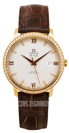 Omega De Ville Prestige Co-Axial 39.5mm Srebrny/Skóra Ø39.5 mm 424.58.40.20.52.001