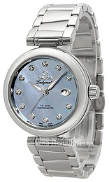 Omega De Ville Ladymatic Co-Axial 34mm Niebieski/Stal Ø34 mm 425.30.34.20.57.003