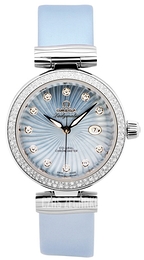 Omega De Ville Ladymatic Co-Axial 34mm Niebieski/Skóra Ø34 mm 425.37.34.20.57.002