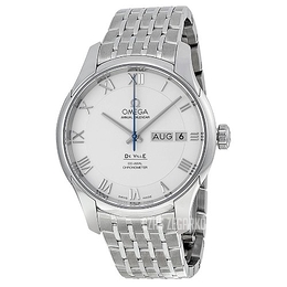 Omega De Ville Co-Axial Annual Calendar 41mm Srebrny/Stal Ø41 mm 431.10.41.22.02.001