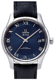 Omega De Ville Hour Vision Co-Axial Master Chronometer 41mm Niebieski/Skóra Ø41 mm 433.13.41.21.03.001