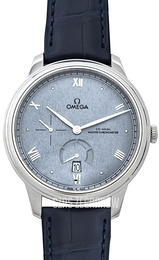 Omega De Ville Prestige Niebieski/Skóra Ø41 mm 434.13.41.21.03.001