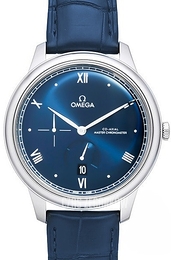 Omega De Ville Prestige Niebieski/Skóra Ø41 mm 434.13.41.21.03.002