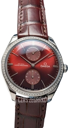 Omega De Ville Tresor Czerwony/Skóra Ø40 mm 435.18.40.22.11.001