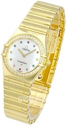 Omega Constellation Iris My Choice Biały/18 karatowe różowe złoto Ø25 mm 1154.79.00