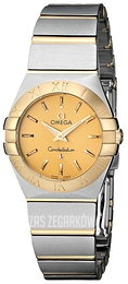 Omega Constellation Quartz 24mm Szampański/18 karatowe żółte złoto Ø24 mm 123.20.24.60.08.001