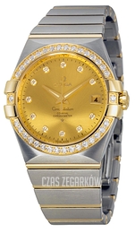 Omega Constellation Co-Axial 35mm Szampański/18 karatowe żółte złoto Ø35 mm 123.25.35.20.58.001