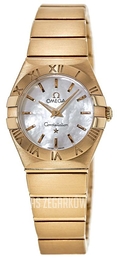 Omega Constellation Quartz 24mm Biały/18 karatowe różowe złoto Ø24 mm 123.50.24.60.05.001