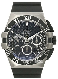 Omega Constellation Double Eagle Chrono Czarny/Guma Ø35 mm 121.92.35.50.01.001