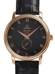 Omega De Ville Prestige Small Seconds Czarny/Skóra Ø39 mm 4614.50.01