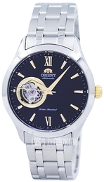Orient Open Heart Czarny/Stal Ø38 mm FAG03002B0