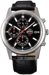 Orient Sporty Czarny/Skóra Ø42 mm FKU00004B0