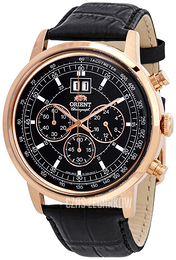 Orient Classic Czarny/Skóra Ø45 mm FTV02002B0