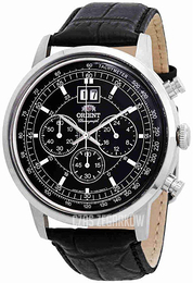 Orient Classic Czarny/Skóra Ø45 mm FTV02003B0