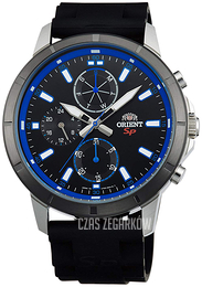 Orient Sporty Czarny/Guma Ø43 mm FUY03004B0