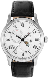 Orient Sun & Moon Biały/Skóra Ø42 mm RA-AK0008S10B