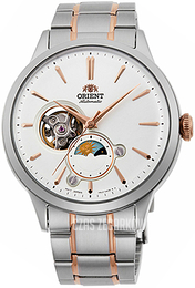 Orient Classic Biały/Stal w kolorze różowego złota Ø41.5 mm RA-AS0101S10B