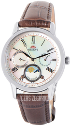 Orient Sun & Moon Biały/Skóra Ø35 mm RA-KA0005A00B