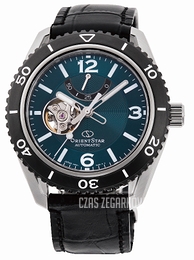 Orient Star Star Niebieski/Skóra Ø43.2 mm RE-AT0104E00B