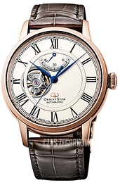 Orient Star Star Biały/Skóra Ø40 mm RE-HH0003S00B