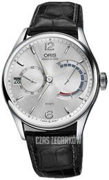 Oris Culture Srebrny/Skóra Ø43 mm 01 111 7700 4061-Set 1 23 72FC