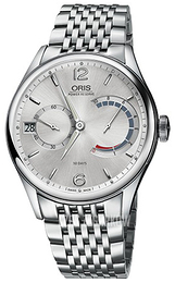 Oris Culture Srebrny/Stal Ø43 mm 01 111 7700 4061-Set 8 23 79