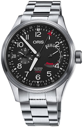 Oris Aviation Czarny/Stal Ø44 mm 01 114 7746 4164-Set 8 22 19