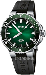 Oris Aquis Zielony/Guma Ø41.5 mm 01 400 7769 4157-07 4 22 74FC
