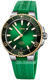 Oris Aquis Zielony/Guma Ø41.5 mm 01 400 7769 6357-07 4 22 77FC
