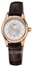 Oris Culture Srebrny/Skóra Ø28.5 mm 01 561 7650 4831-07 6 14 10