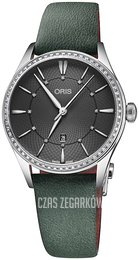 Oris Culture Czarny/Skóra Ø33 mm 01 561 7724 4953-07 5 17 35FC
