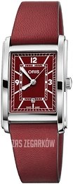 Oris Rectangular Czerwony/Skóra 38x25.5 mm 01 561 7783 4068-07 5 19 18