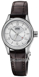 Oris Aviation Srebrny/Skóra Ø29 mm 01 594 7680 4061-07 5 14 76FC
