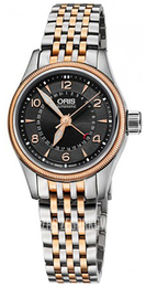 Oris Aviation Czarny/Stal w kolorze różowego złota Ø29 mm 01 594 7680 4364-07 8 14 32