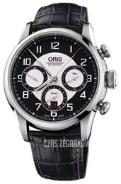 Oris Motor Sport Czarny/Skóra Ø43.5 mm 01 676 7603 4094-Set LS