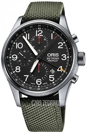 Oris Oris Aviation Czarny/Tkanina Ø44 mm 01 677 7699 4164-07 5 22 14FC