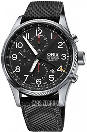 Oris Oris Aviation Czarny/Tkanina Ø44 mm 01 677 7699 4164-07 5 22 15FC