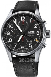 Oris Oris Aviation Czarny/Skóra Ø44 mm 01 677 7699 4164-07 5 22 19FC