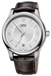Oris Culture Srebrny/Skóra Ø37 mm 01 733 7578 4031-07 5 18 10