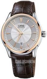 Oris Culture Srebrny/Skóra Ø40 mm 01 733 7591 6351-07 5 21 70FC