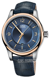 Oris Culture Niebieski/Skóra Ø42 mm 01 733 7594 4335-07 5 20 85