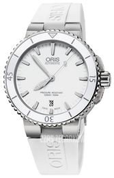 Oris Divers Biały/Guma Ø40 mm 01 733 7676 4156-07 4 21 31