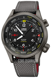 Oris Aviation Czarny/Skóra Ø47 mm 01 733 7705 4234-Set5 23 16GFC